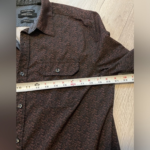 Kenneth Cole slim fit button down shirt M - Picture 4 of 9